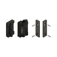 MODULAR SOLUTIONS ALUMINUM HINGE 30 SAFETY SWITCH SET W/8 PIN M12, BLACK
